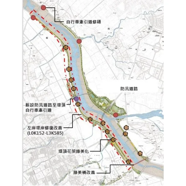城鎮之心工程計畫競爭型—南投縣貓羅溪中游段生態及生活廊道重建計畫(第二期工程2/2)